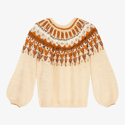 Sweater Maharadjah Mes Demoiselles color Ecru