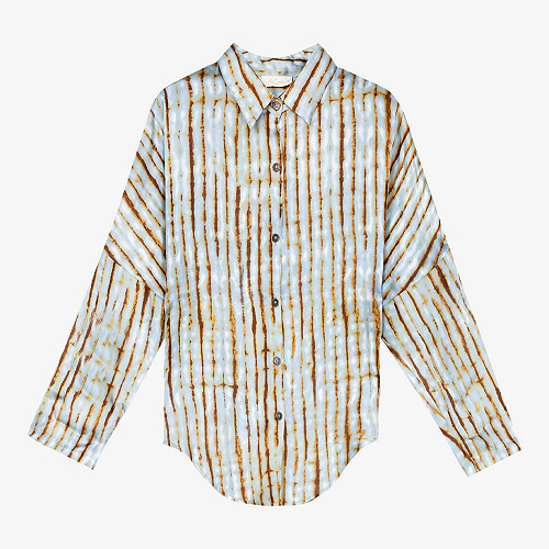 Shirt Augustin Mes Demoiselles color - Blue print -
