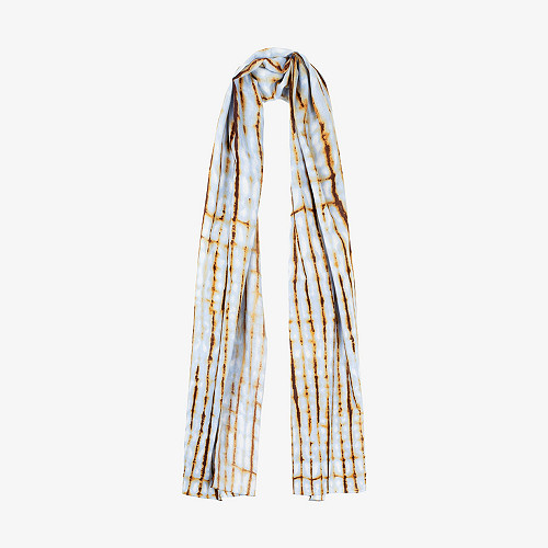 Scarf Noble Mes Demoiselles color - Blue print - Scarf Noble Mes Demoiselles color - Blue print -