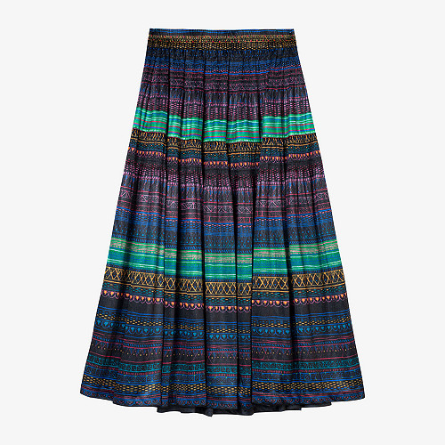 Jupe Mona Mes Demoiselles coloris - Imprimé violet -