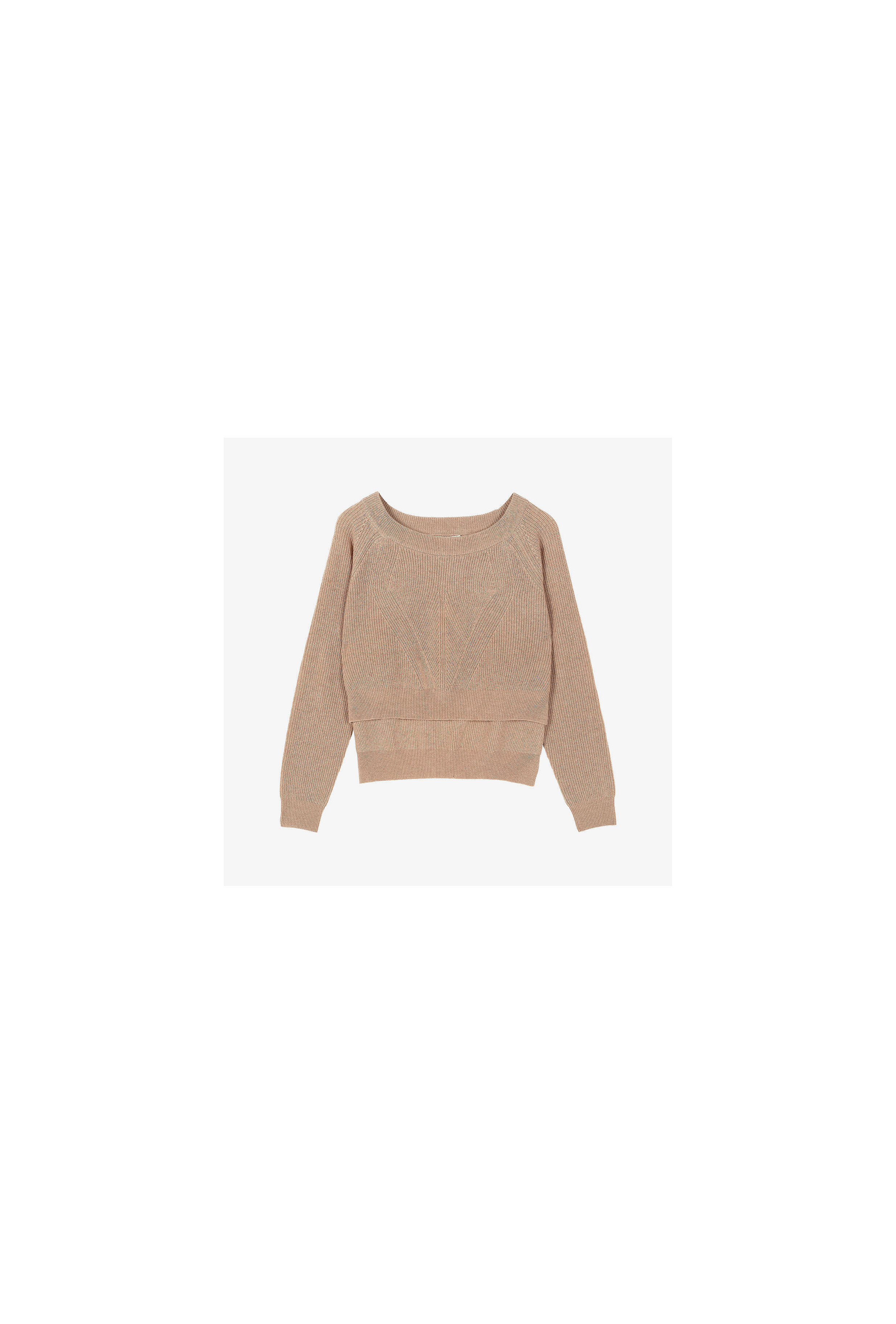 h and m sweater with lacing pink
