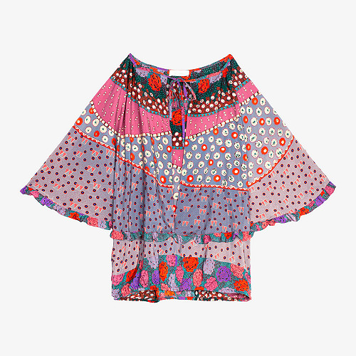 Top Acai Mes Demoiselles coloris - Imprimé fleuri -