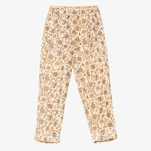 Pant Calune Mes Demoiselles color Ochre print