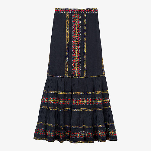 Skirt Magdalena Mes Demoiselles color Black print