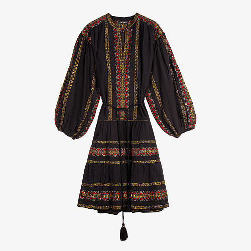Dress Montserrat Mes Demoiselles color - Black combo - Dress Montserrat Mes Demoiselles color - Black combo -