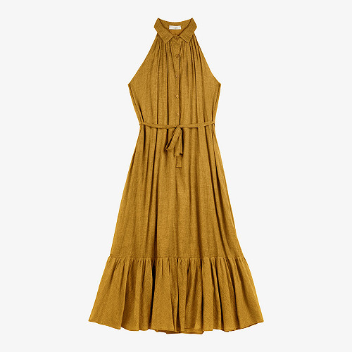 Dress Elvira Mes Demoiselles color Khaki