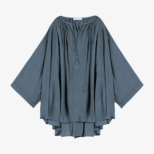 Blouse Esmeralda Mes Demoiselles coloris Bleu Blouse Esmeralda Mes Demoiselles coloris Bleu