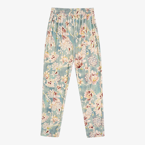 Pants Kaana Mes Demoiselles color Aqua print