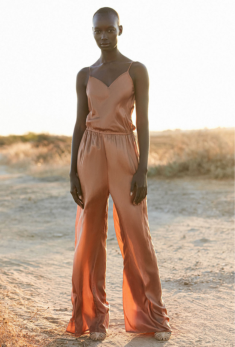 zara nude jumpsuit