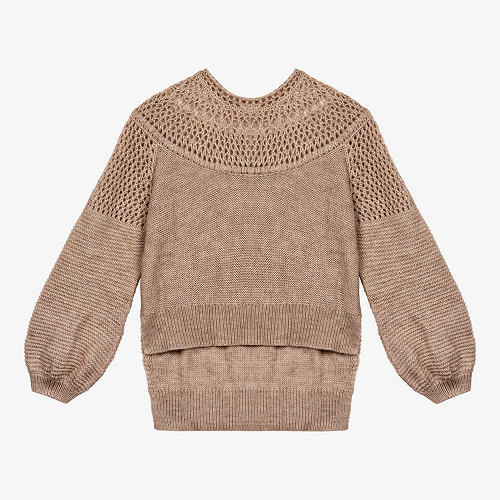 Sweater Picchu Mes Demoiselles color Natural