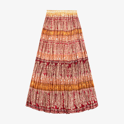 Skirt Boheme Mes Demoiselles color Pink print