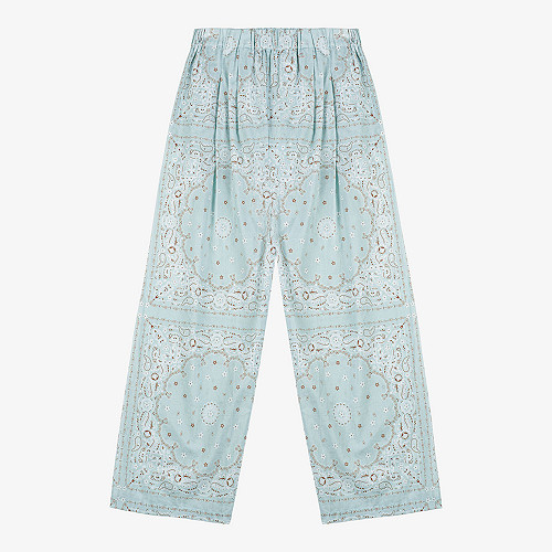 Pants Sandoval Mes Demoiselles color Aqua print