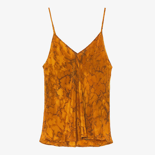 Top Muse Mes Demoiselles color Ochre print