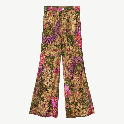 Pantalon Aster Mes Demoiselles coloris Imprimé fleuri Pantalon Aster Mes Demoiselles coloris Imprimé fleuri