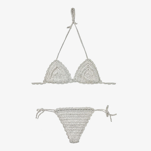 Bikini Cricri Mes Demoiselles coloris Argenté Bikini Cricri Mes Demoiselles coloris Argenté
