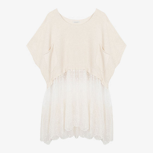 Poncho Paco Mes Demoiselles color Natural