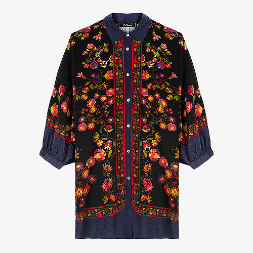 Shirt Drosera Mes Demoiselles color Black print
