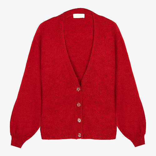 Cardigan Loleatta Mes Demoiselles color Red