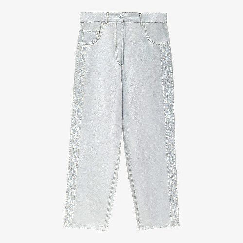 Pantalon Eagle-eye Mes Demoiselles coloris Bleu ciel