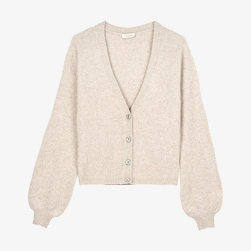 Cardigan Loleatta Mes Demoiselles color Ivory