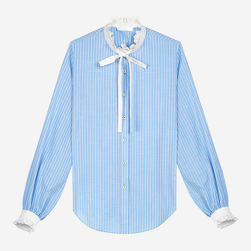 Chemise Christofle Mes Demoiselles coloris BLEU