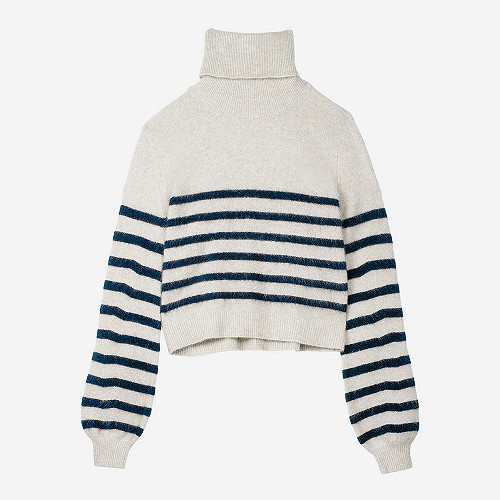 Sweater Kousteau Mes Demoiselles color Ivory/Blue