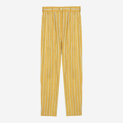Pants Buren Mes Demoiselles color Yellow striped