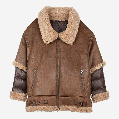 Coat Boombastic Mes Demoiselles color Brown Coat Boombastic Mes Demoiselles color Brown
