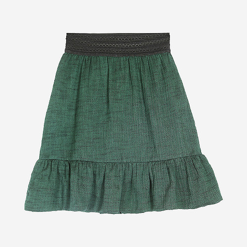 Skirt Babko Mes Demoiselles color Green