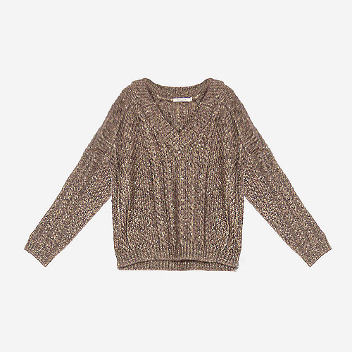 Pull Callister Mes Demoiselles coloris Marron