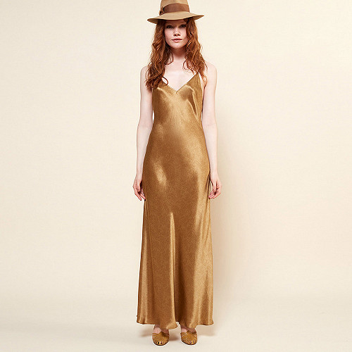 Robe Nymphe Mes Demoiselles coloris Or Robe Nymphe Mes Demoiselles coloris Or