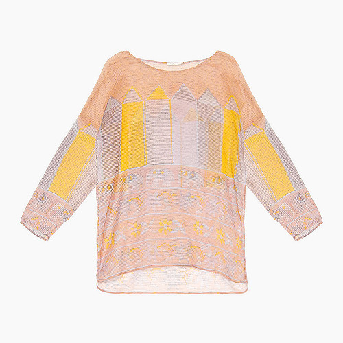 Top Benett Mes Demoiselles color Powder print