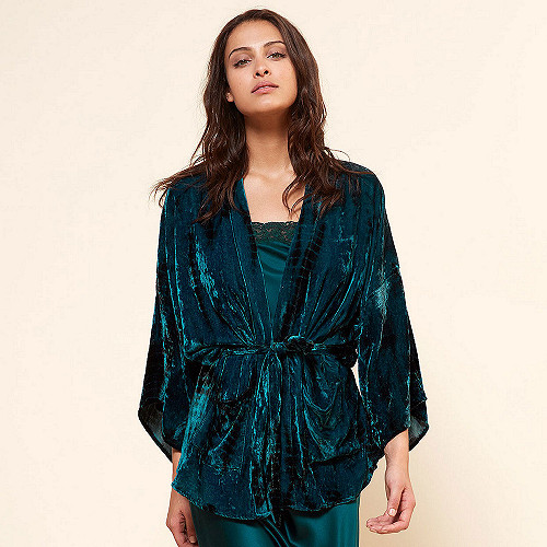 KIMONO Suzon Mes Demoiselles coloris Bleu KIMONO Suzon Mes Demoiselles coloris Bleu