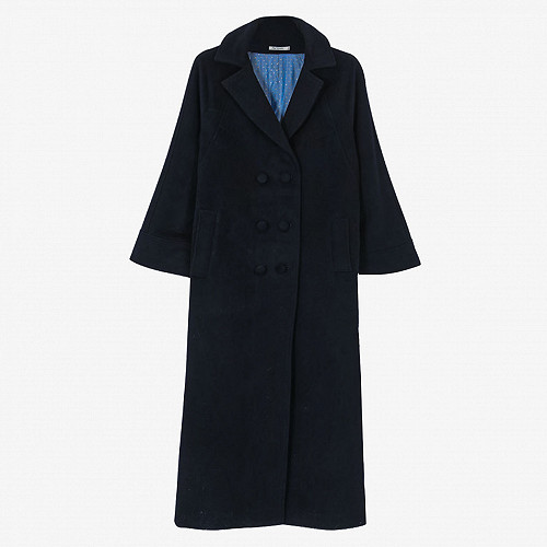 Coat Hepburn Mes Demoiselles color Dark blue