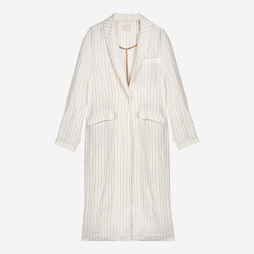 Coat Mastroianni Mes Demoiselles color ecru Coat Mastroianni Mes Demoiselles color ecru