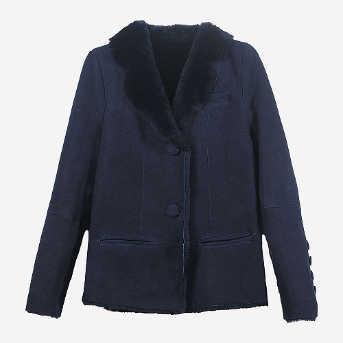 Coat Arsine Mes Demoiselles color Midnight blue
