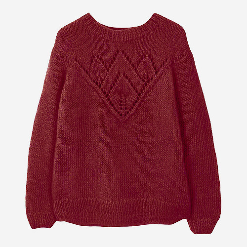 Sweater Ocarina Mes Demoiselles color Red