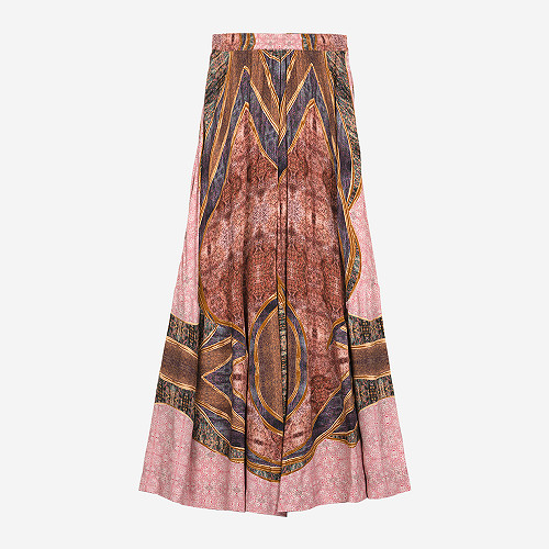 Skirt Bara Mes Demoiselles color Pink print