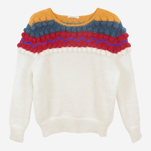 Sweater Manitas Mes Demoiselles color Ecru