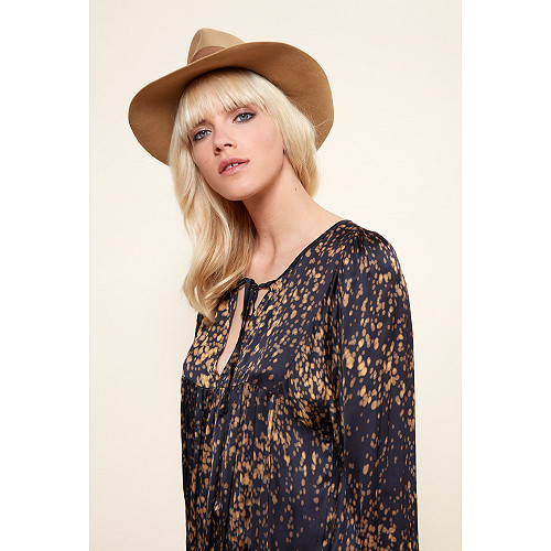 Blouse Gallieni Mes Demoiselles coloris Noir Blouse Gallieni Mes Demoiselles coloris Noir