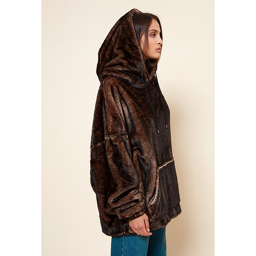 MANTEAU Massilia Mes Demoiselles coloris Marron MANTEAU Massilia Mes Demoiselles coloris Marron