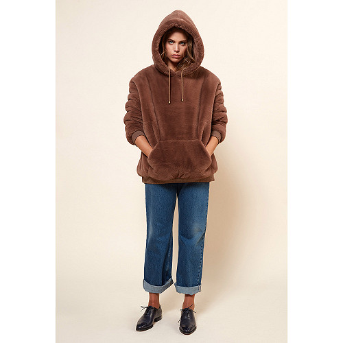 MANTEAU Godard Mes Demoiselles coloris Marron MANTEAU Godard Mes Demoiselles coloris Marron