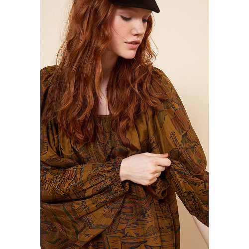 Blouse Cyd Mes Demoiselles coloris Khaki Blouse Cyd Mes Demoiselles coloris Khaki