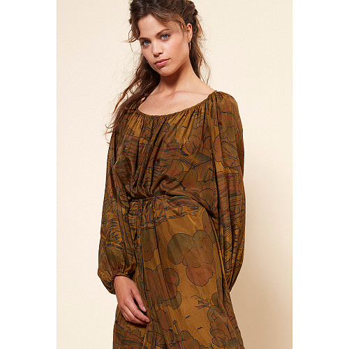 Robe Cyprille Mes Demoiselles coloris Khaki Robe Cyprille Mes Demoiselles coloris Khaki