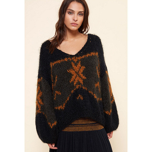 Pull Sigmund Mes Demoiselles coloris Noir Pull Sigmund Mes Demoiselles coloris Noir