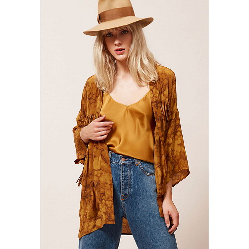 Jacket Machistador Mes Demoiselles color Ocre print